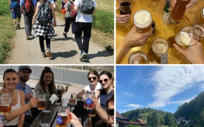 Weites Land und kühles Bier HLB HUSSMANN auf Bierwanderung