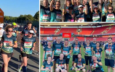 HLB HUSSMANN trotzt der Hitze beim B2Run!