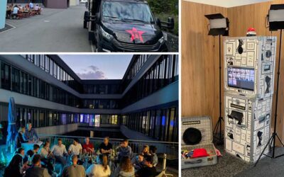 Studierende der FAU feiern bei HLB HUSSMANN den Sommer