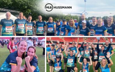 Am Start und im Ziel beim B2Run in Nürnberg