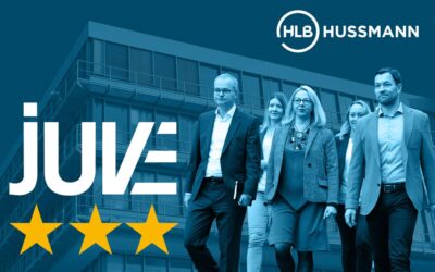 Drei JUVE-Sterne für HLB HUSSMANN ★★★