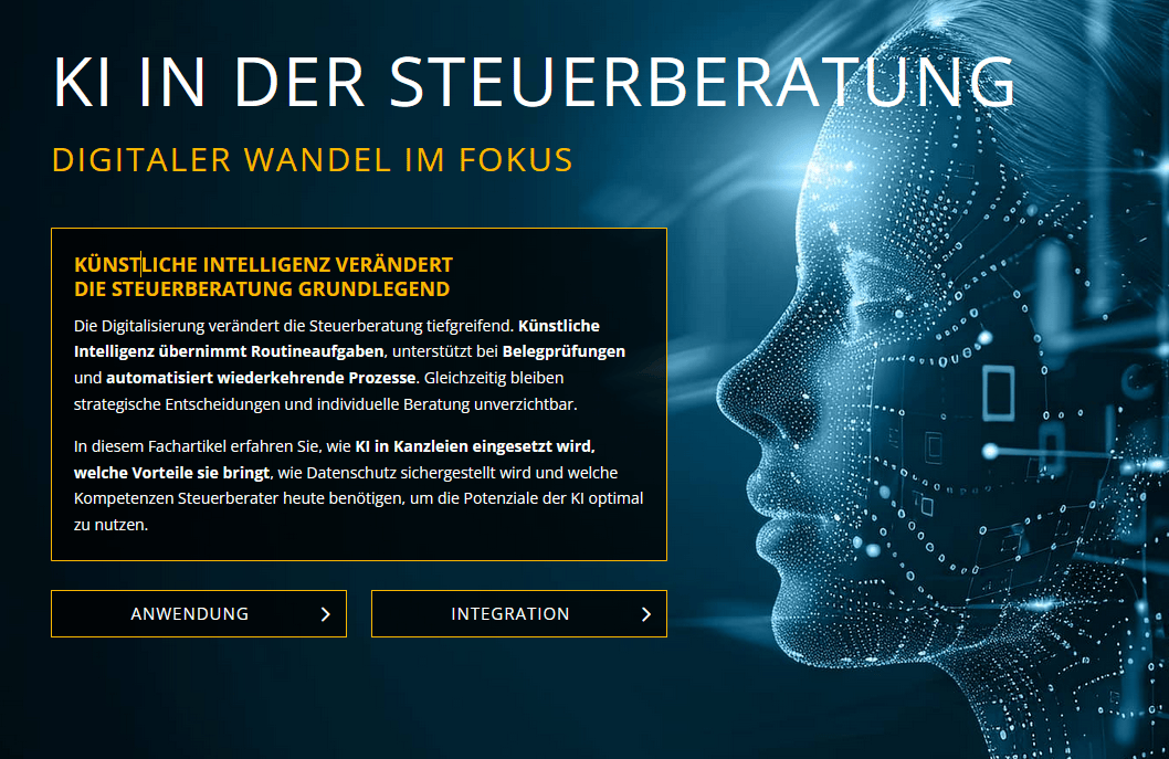 Künstliche intelligenz in der Steuerberatung